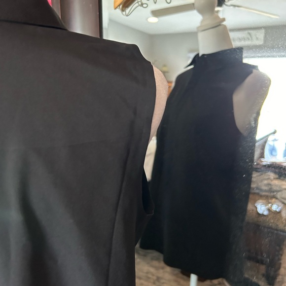 Sleeveless lightweight long button down Athleta camisole tank - Picture 5 of 8